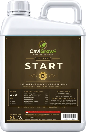 CaviGrow+ ÉLITE START B · Activador radicular profesional